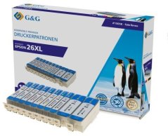 G&G 15058 nabój z Tonerem 10 ks Náhradný Wysoka (XL) wydajność Cyjan, Žltý, Purpurowy, Čierny