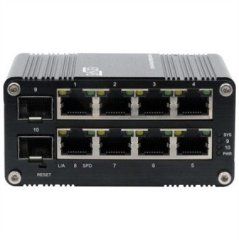 Exsys EX-62035M-SFP 10-portowy przemysłowy miniPrepínač gigabitowy zarządzany przez Internet