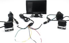 Nvox Monitor samochodowy  lcd 7cali ahd z funkcją rejestratora 12v 24v