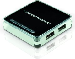 Conceptronic 4 porty USB Čierny (C4PUSB2)