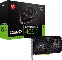 MSI GeForce RTX 4060 Ti Ventus 2X Black OC 16GB GDDR6