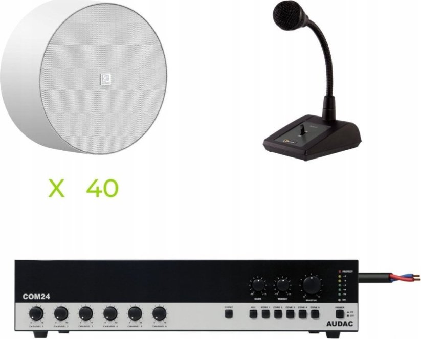 Audac ML Nanástenný Reproduktor AUDAC NELO706VI/W, 6,5" Biely