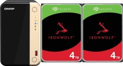 Qnap TS-264-8G + 2x Seagate IronWolf 4TB (ST4000VN006)