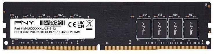 PNY Performance, DDR4, 8 GB, 3200MHz, CL22 (MD8GSD43200-SB)