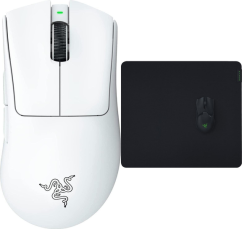 Myš Razer DeathAdder V3 Pro (RZ01-04630200-R3G1) + podložka pod myš Razer Gigantus V2 L (RZ02-03330300-R3M1)