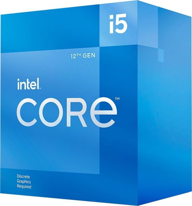Intel Core i5-12400F, 2.5 GHz, 18 MB, BOX