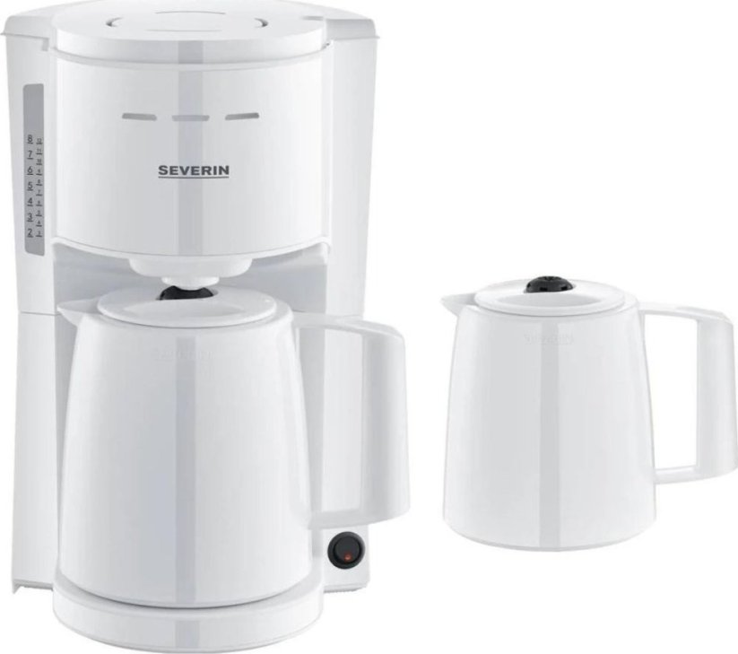 Severin Severin KA 9309 white Filter Coffee Maker with 2 Pots