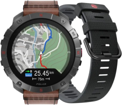 Polar Grit X2 Pro Titan leather Brown M/L (GRIT X2 PRO TI LTHR BRNZ M/L)
