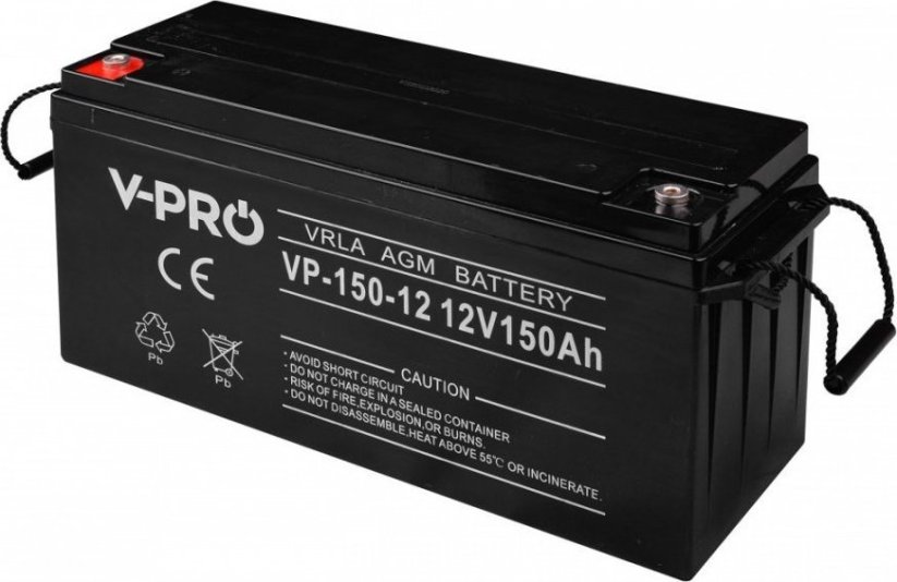 Volt akumulátor AGM VPRO 12V 150 Ah VRLA BEZOBSŁUGOWY