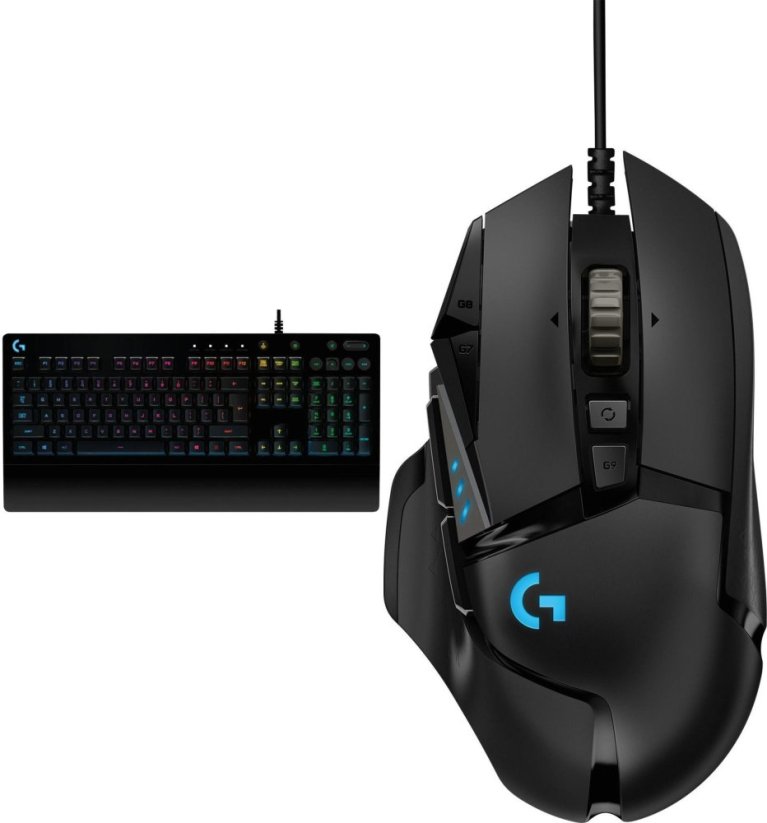 Logitech Klawiatura Logitech G213 Prodigy (920-008093) + Mysz Logitech G502 Hero (910-005470)