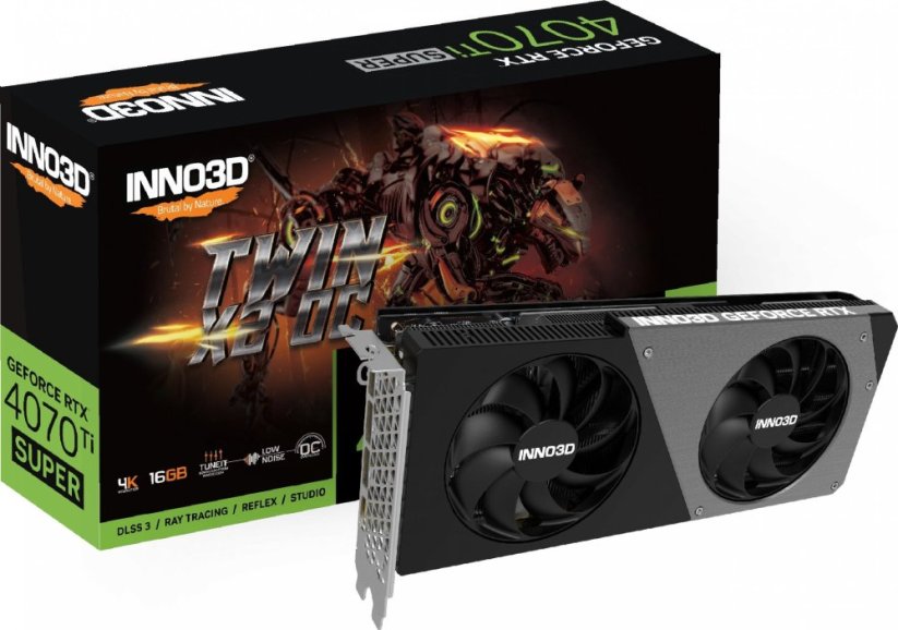 Inno3D Inno3D GEFORCE RTX 4070 Ti SUPER TWIN X2 OC NVIDIA 16 GB GDDR6X
