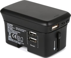 Realpower TravelCharge-4k Čierny (308847)