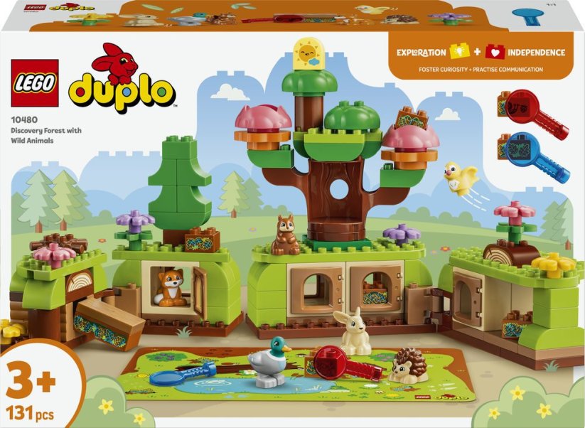 LEGO Duplo Las odkrywców z dzikimi zwierzętami (10480)