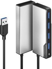Alogic ALOGIC USB-A Fusion SWIFT 4-in-1 USB 3.2 Gen 1 (3.1 Gen 1) Type-A 5000 Mbit/s Sivý