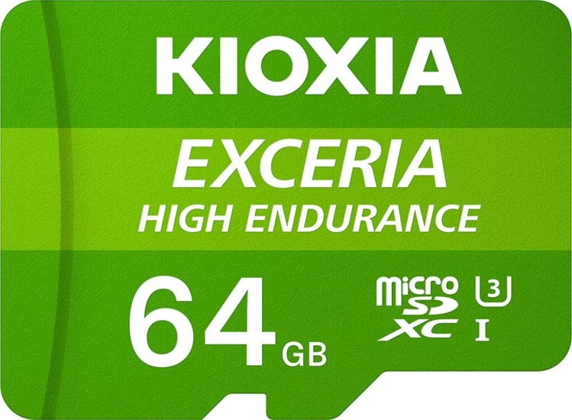 Kioxia Exceria High Endurance MicroSDXC 64 GB Class 10 UHS-I/U3 A1 V30 (LMHE1G064GG2)