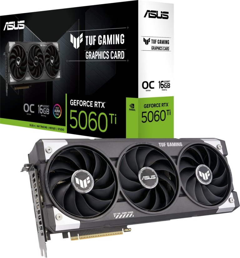 Asus TUF GeForce RTX 5060 Ti OC 16GB GDDR7 DLSS4 (TUF-RTX5060TI-O16G-GAMING)