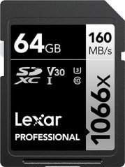 Lexar Professional 1066x SDXC 64 GB Class 10 UHS-I/U3 V30 (LSD1066064G­BNNNG)