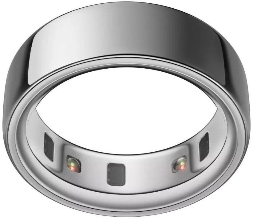 Fixed Oura Ring 4 smart ring, Silver, size 7