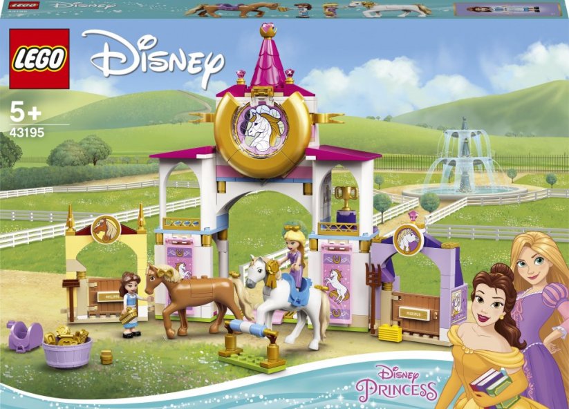 LEGO Disney Królewskie stajnie Belli i Roszpunki (43195)