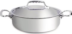 De Buyer De Buyer Affinity Saucepot low with lid 24 cm