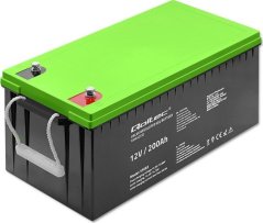 Qoltec akumulátor żelowy | 12V | 200Ah | GEL