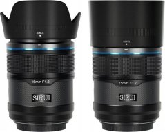 Sirui Sirui Sniper Lens APS-C AF Kit 16 & 75mm F1.2 X-Mount Black Carbon