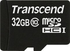 Transcend MicroSDHC 32 GB Class 10 UHS-I  (TS32GUSDHC10)