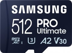 Samsung Pro Ultimate MicroSDXC 512 GB Class 10 UHS-I/U3 A2 V30 (MB-MY512SA/WW)