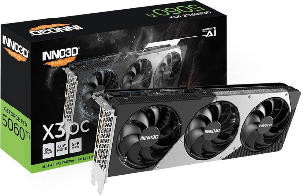Inno3D GeForce RTX 5060 Ti X3 OC 8GB GDDR7 DLSS4 (N506T3-08D7X-193075L)