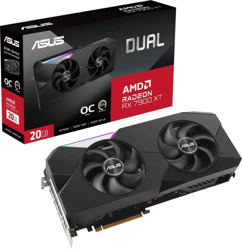 Asus Dual Radeon RX 7900 XT OC 20GB GDDR6 (DUAL-RX7900XT-O20G)