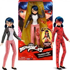 Orbico Miraculous: Biedronka i Čierny Kot - Marinette/ Biedronka fashion Flip w zmieniającym się stroju