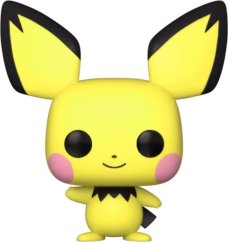 XXX_Funko (właściwy Funko Pop) Figurka kolekcjonerska FUNKO POP! Pokemon Pichu (flokowana)