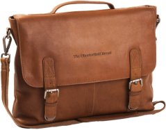Zwiesel The Chesterfield Brand Jules 13" Notebook Bag, Cognac