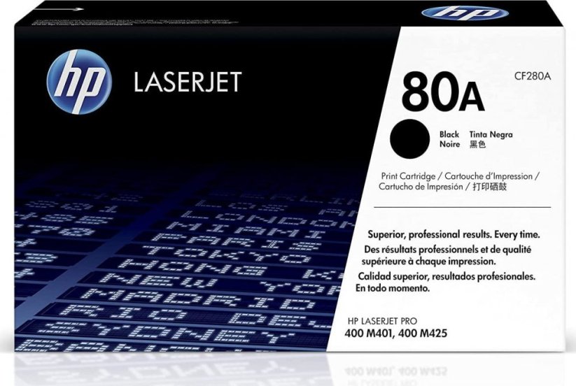 HP 80A Black Originál  (CF280A)