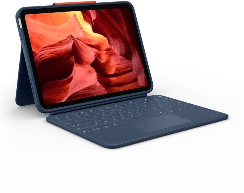 Logitech Logitech Rugged Combo 4 Touch - Tastatur und Foliohulle - mit Trackpad - Apple Smart connector - fur Apple 10.9-inch iPad (10. Generation)