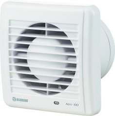 BLAUBERG Fan, household BLAUBERG AERO100H, d100 With humidity meter, timer, non-return valve