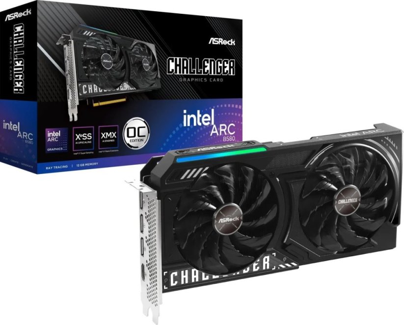 ASRock Arc B580 Challenger OC 12GB GDDR6 (B580 CL 12GO)