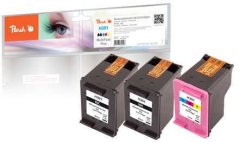 Peach Wkład HP Nr.301 MultiPack Plus no ink level chip remanufactured (PI300-563)