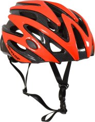 Dunlop prilba bicyklová nastaviteľná Červený Led r. M
