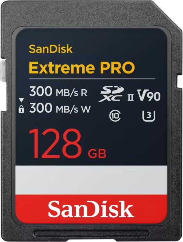 SanDisk Extreme PRO SDXC 128 GB Class 10 UHS-II/U3 V90 (SDSDXDM-128G-GN4IN)