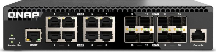 Qnap QSW-M3216R-8S8T - managed - 8 x 100/1000/2.5G/5G/10GBase-T + 8 x 10Gb Ethernet SFP+