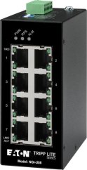 Eaton EATON TRIPPLITE 8-Port Unmanaged Industrial Gigabit Ethernet Switch - 10/100/1000mbps DIN Mount