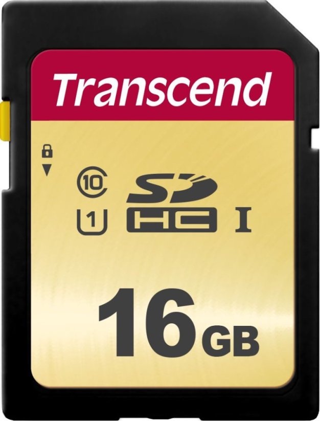 Transcend 500S SDHC 16 GB Class 10 UHS-I/U1 V30 (TS16GSDC500S)