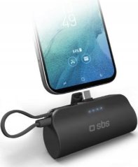 SBS Mobile SBS Powerbank NanoTube 5.000mAh 2xUSB-C 12W schwarz
