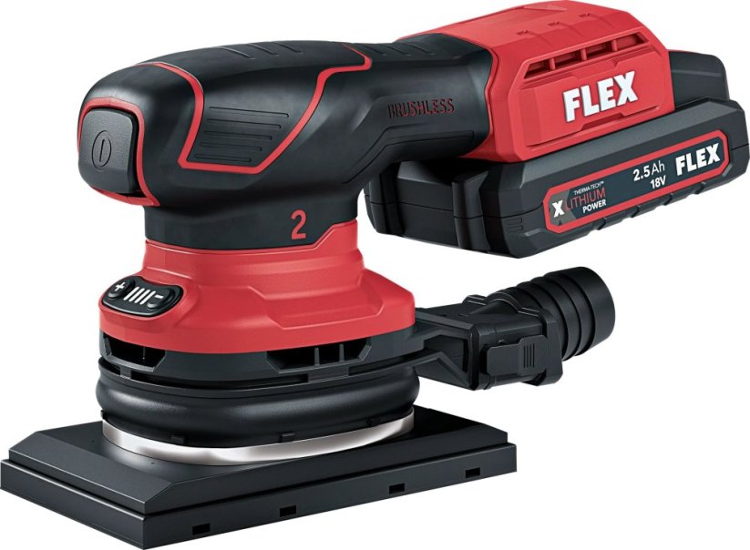 FLEX Polishers Cordless eccentric sander FLEX OSE 2-80 18-EC/2,5 Set