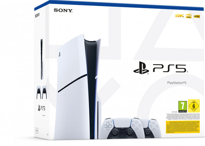 Sony PlayStation 5 Digital Slim D Chassis + 2 pady