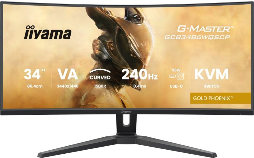 iiyama G-Master GCB3486WQSCP-B1 Gold Phoenix