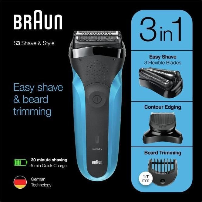 Braun Golarka Pánske BRAUN Series 3 310BT