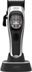 Wella Professionals Profesionali plaukų kirpimo mašinėlė OSOM Professional PRIME Cordless Hair Clipper OSOMP01SIL, sidabro spalvos