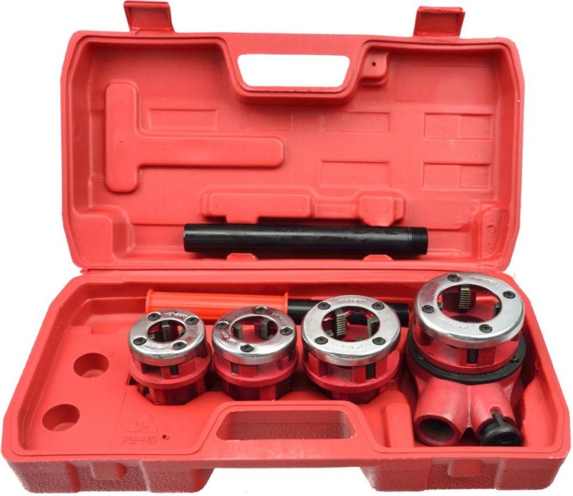 Geko gwintownica 4 elementy 1/2"-1,1/4" (G01000)
